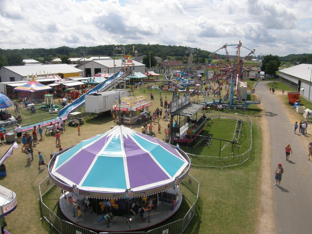 aerial shot1 Winona County Minnesota Fair
